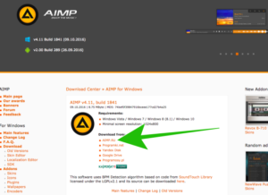 Descarga el reproductor AIMP