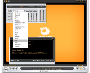 Visualización del reproductor de música GOM Media Player