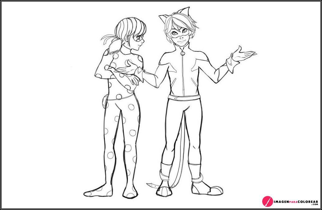 Miraculous Ladybug Para Colorear
