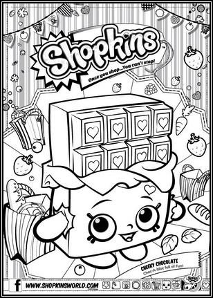 Chocolate Shopkins Para Iluminar