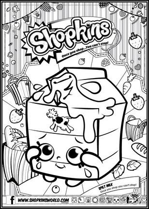 Shopkins Leche Para Pintar