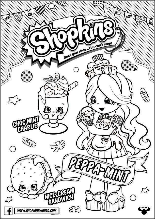 Peppa Mint Shopkins Dibujo Para Dibujar