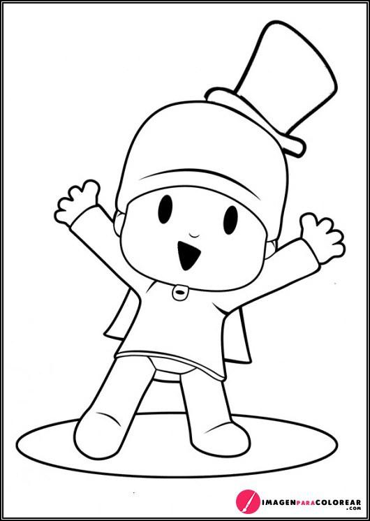 Colorear Pocoyo