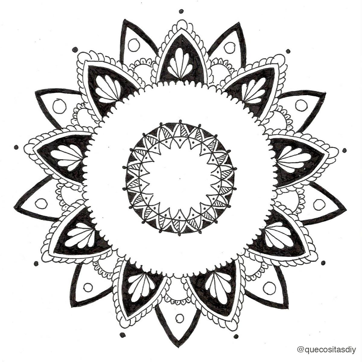 mandala para colorear 