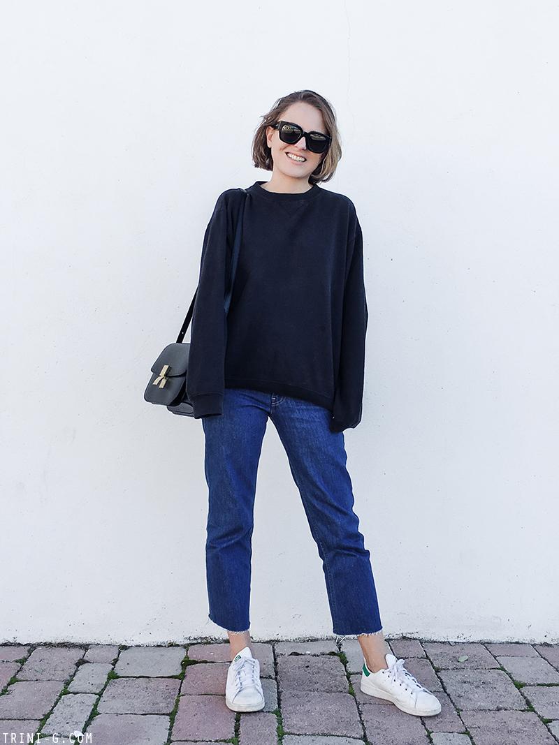 Trini | Levis jeans Céline classic box bag