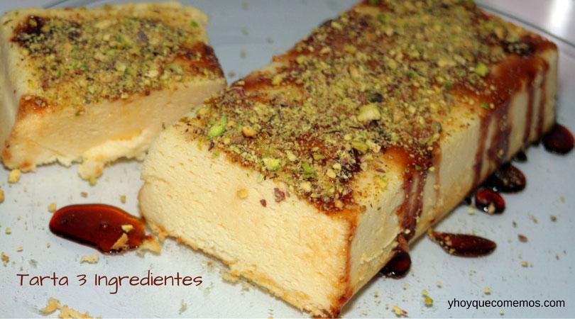 tarta 3 ingredientes