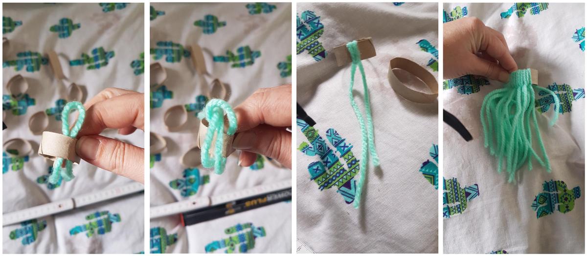 adornos-de-navidad-diy-pasos-para-anudar-la-lana-de-colores