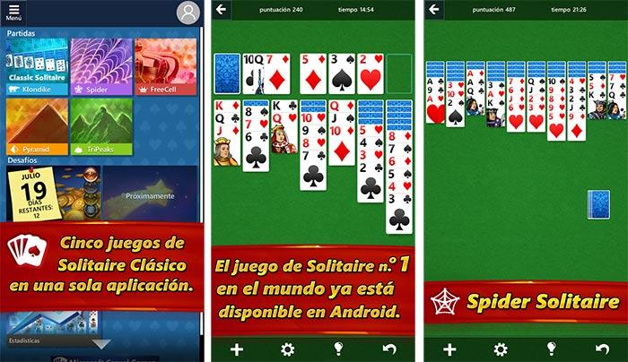 Microsoft Solitaire para Android