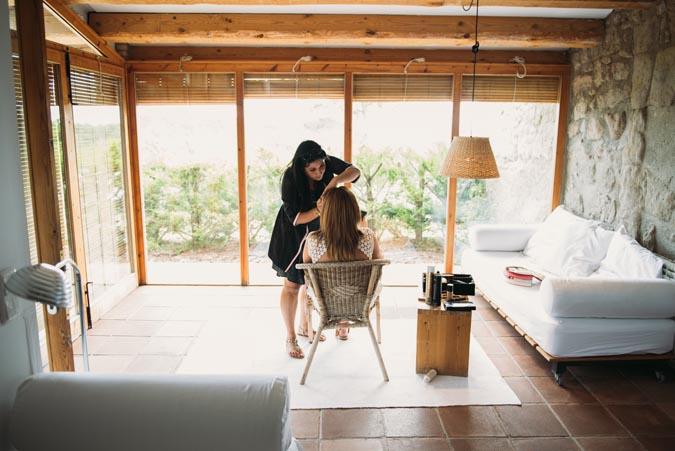 La boda boho de Lydia y Enric en Cal Visó