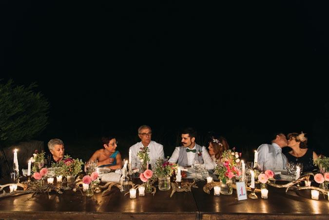 La boda boho de Lydia y Enric en Cal Visó