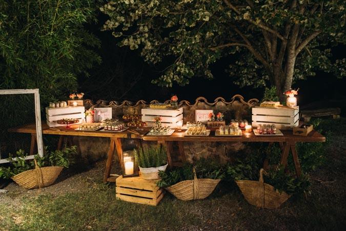 La boda boho de Lydia y Enric en Cal Visó