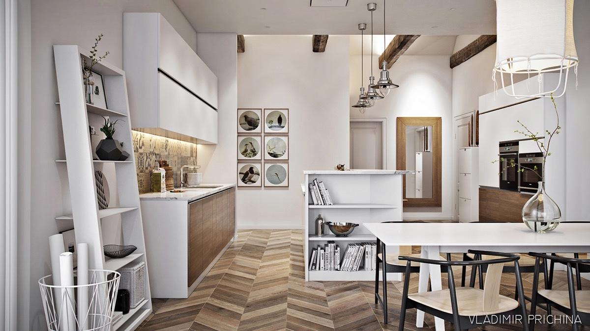 scandinavian-kitchen-oscillating-wooden-panelling-leaning-elements