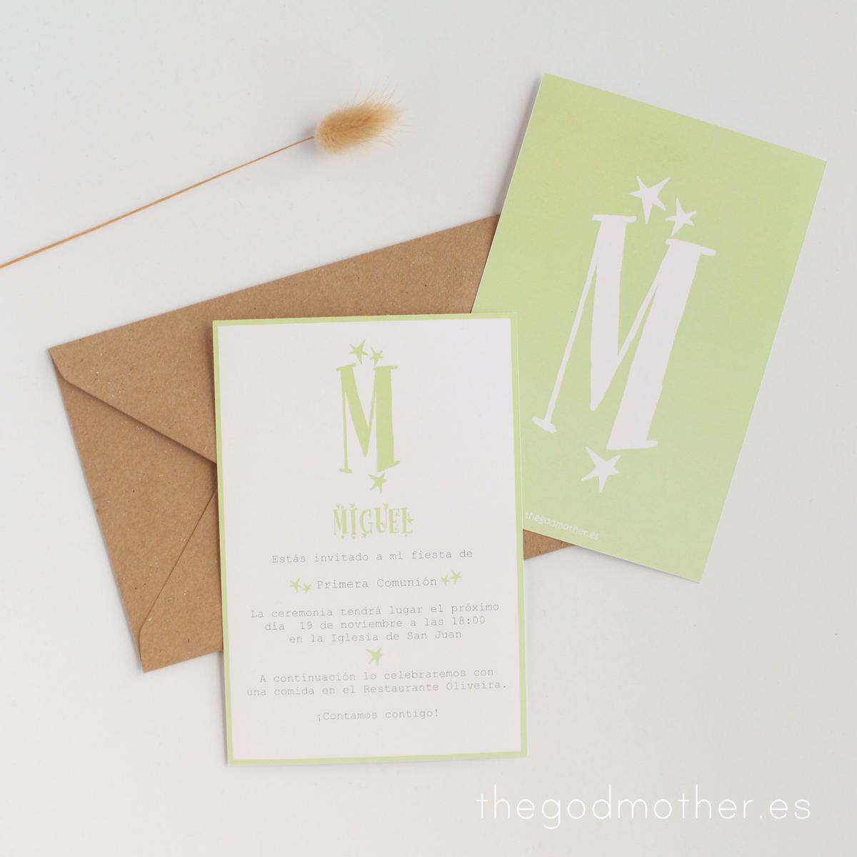 invitación comunion original