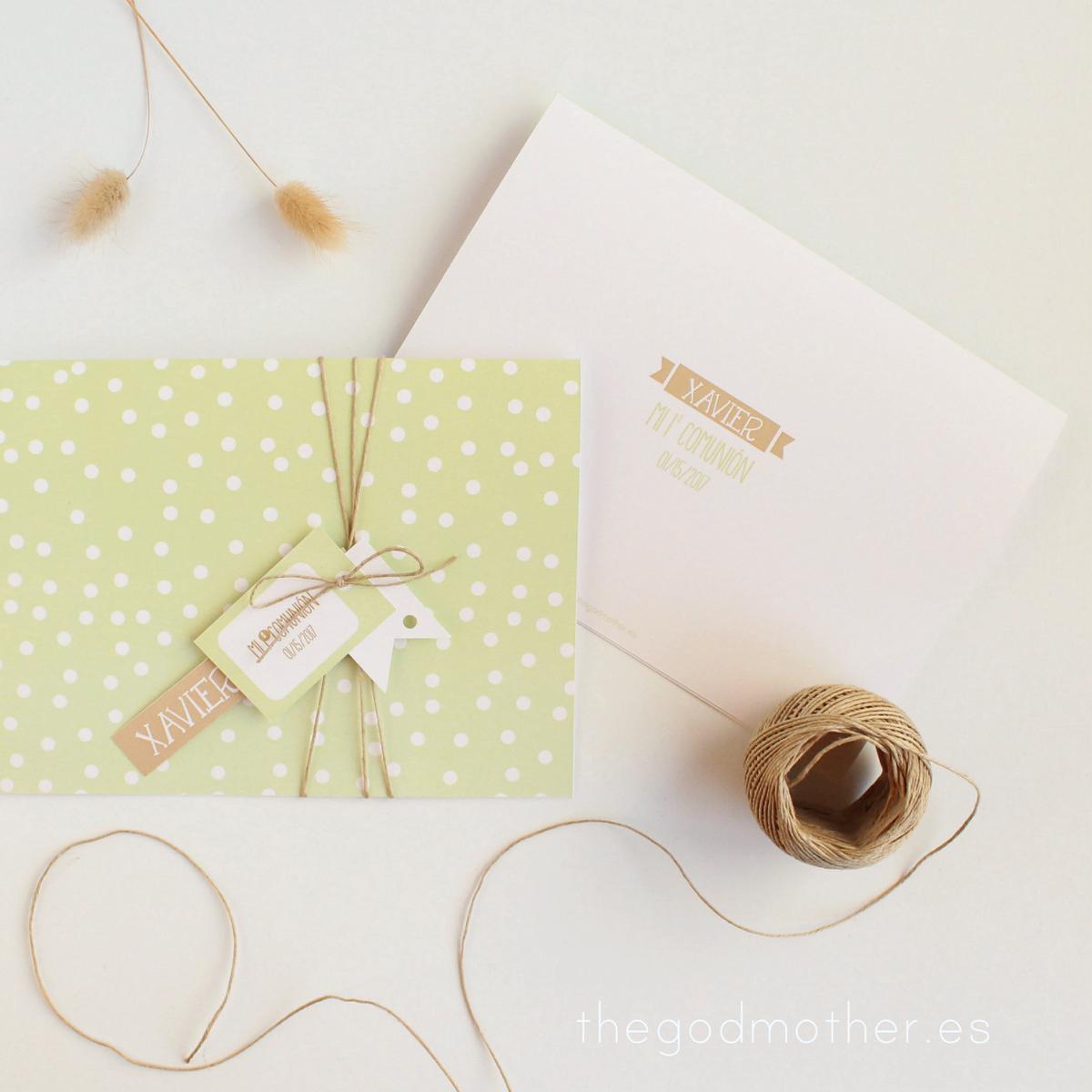 tarjetón foto detalle bautizo estrellas 4