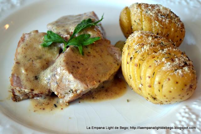 solomillo a la mostaza