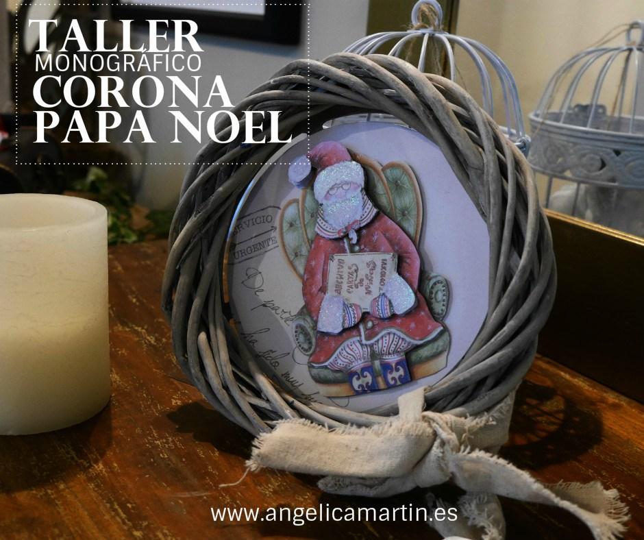 taller-corona-papa-noel