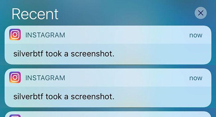 Instagram nos avisará si hacen capturas de pantalla