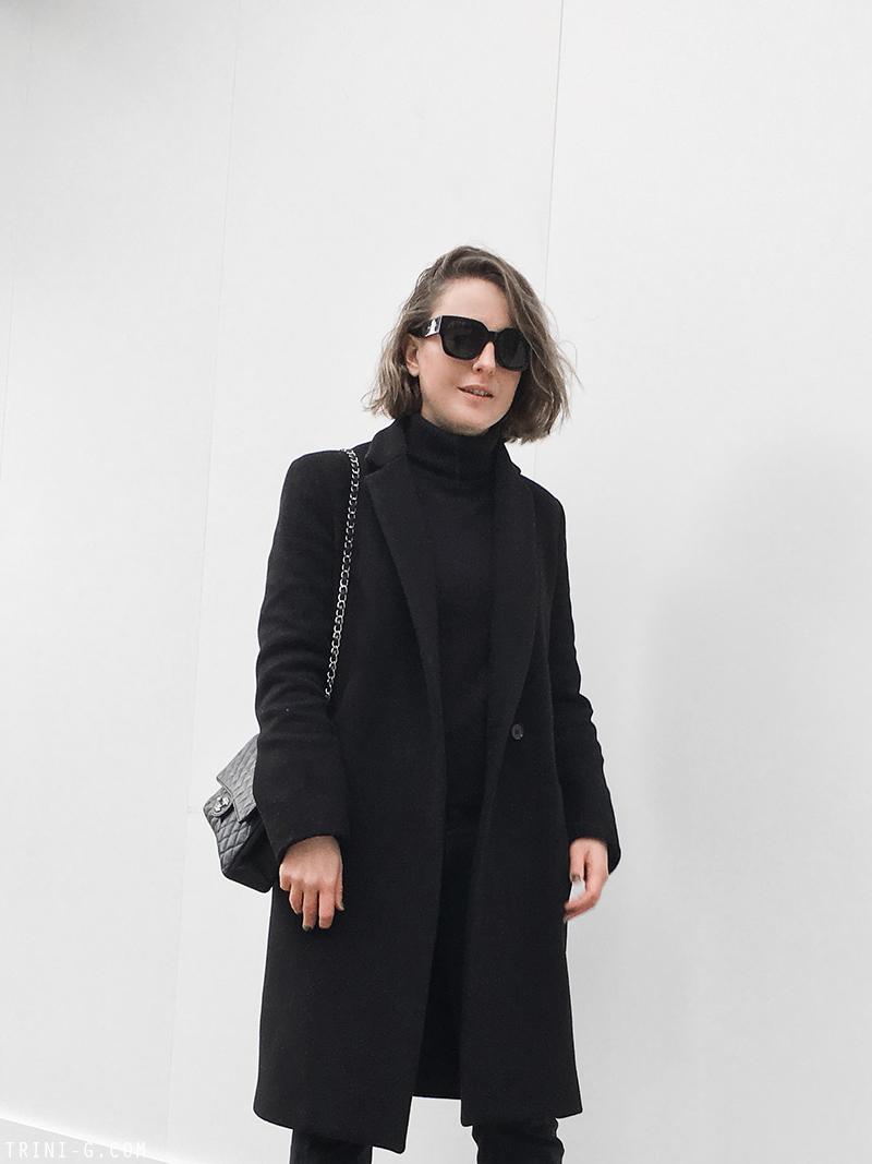 Trini | Claudie Pierlot coat Céline Bam Bam boots