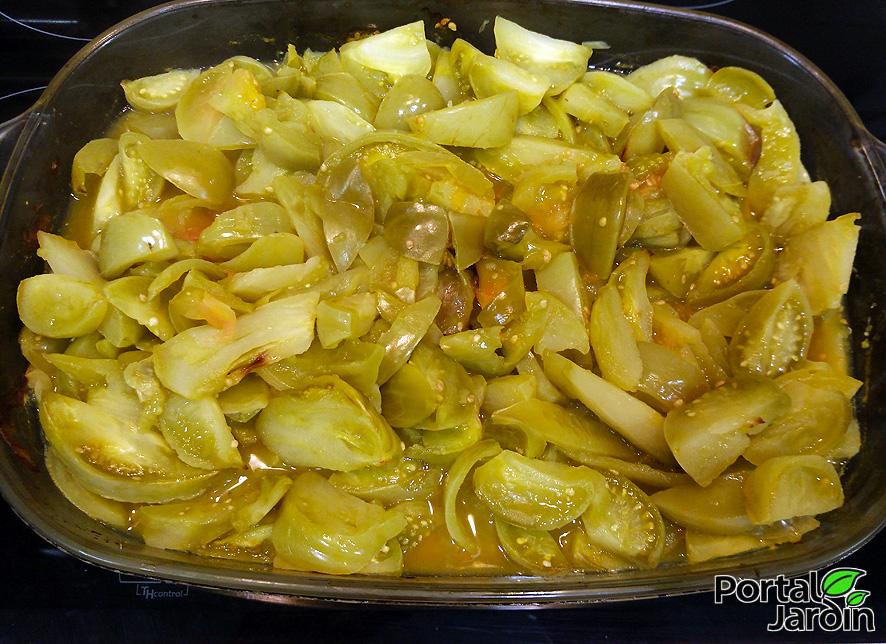 mermelada de tomates verdes