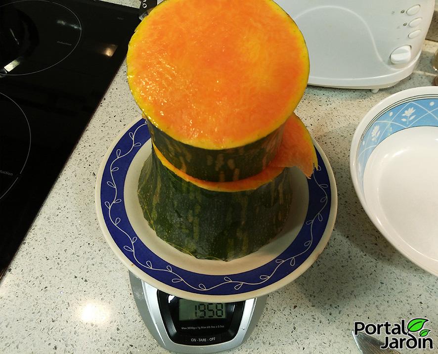 Conserva de calabazas en almíbar