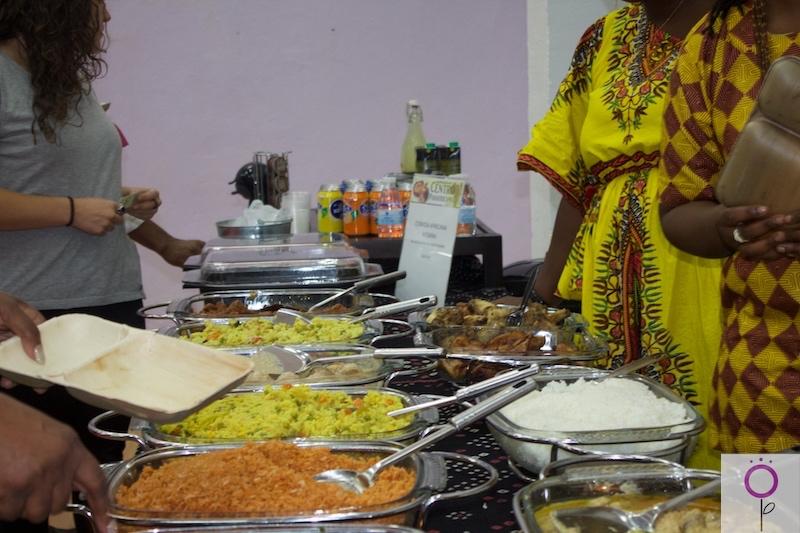 Muestra gastronómica africana