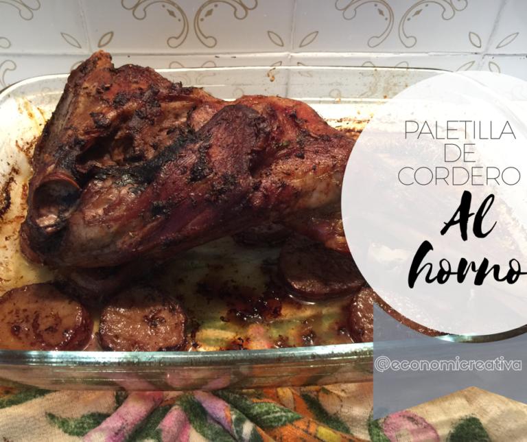 Paletilla de cordero al horno