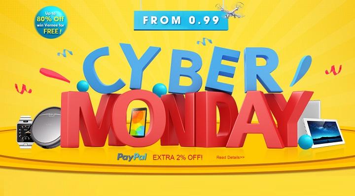 Cyber monday ofertas descuentos promociones comprar barato teléfonos moviles celulares smartphones cyberlunes one plus 3 asus zenfone 2 doogee