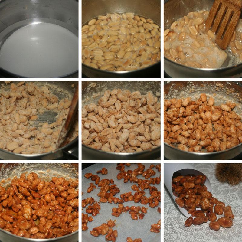 receta cacahuetes garrapiñados