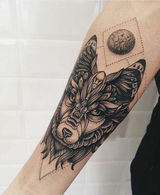 Tatuajes de lobos ~~ diseños para chicas y chicos y sus significados |  Belleza