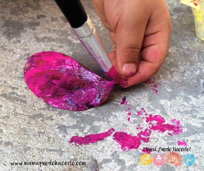 Pintar Hojas Secas en Otoño