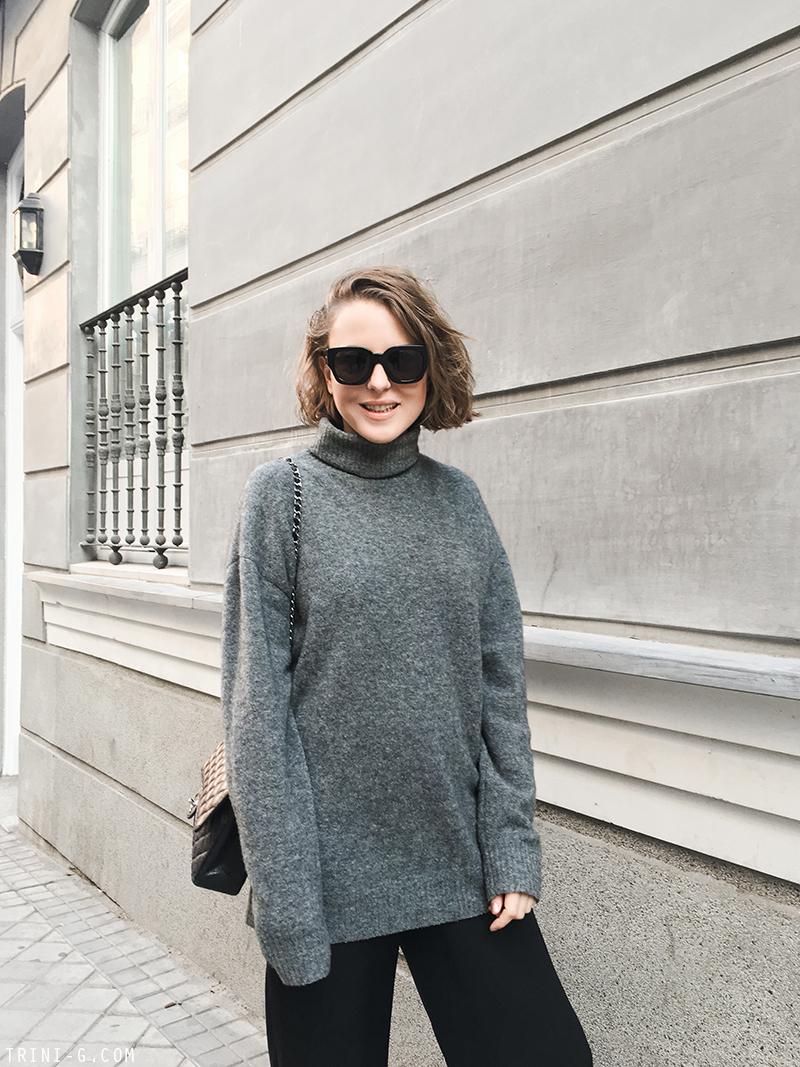 Trini | Balenciaga knitwear Chanel bag