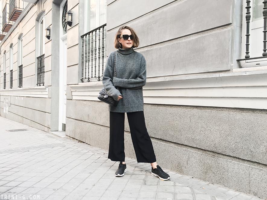 Trini | Balenciaga knitwear Chanel bag