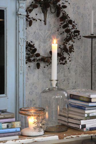 decoracion navideña velas