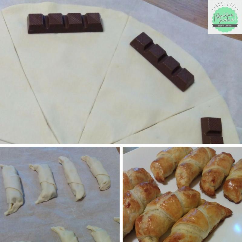 receta croissants de kinder bueno