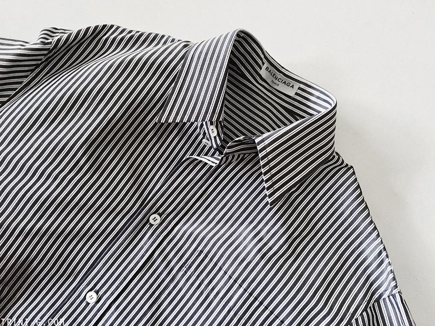 Trini |Balenciaga oversized striped shirt
