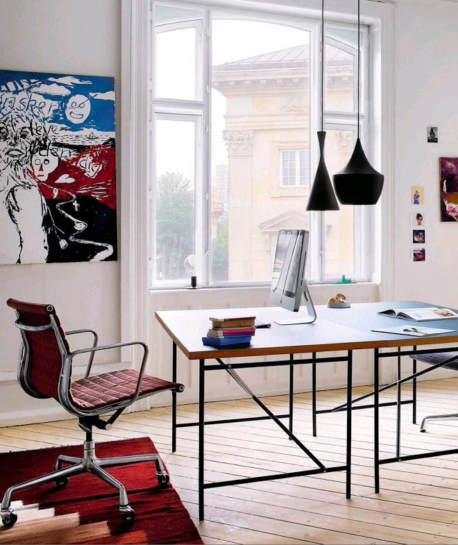 Casa en Copenhagen - despacho dos mesas