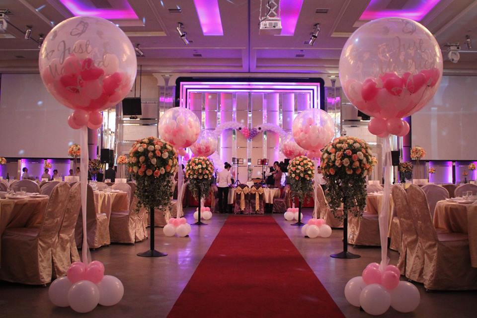 Subproducto haz diente Decoración con globos para bodas: 33 hermosas ideas sencillas y originales  que harán tu boda memorable | Bodas