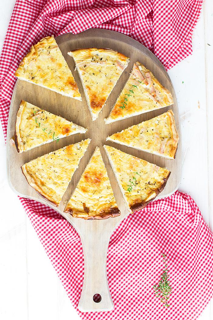 porciones quiche light
