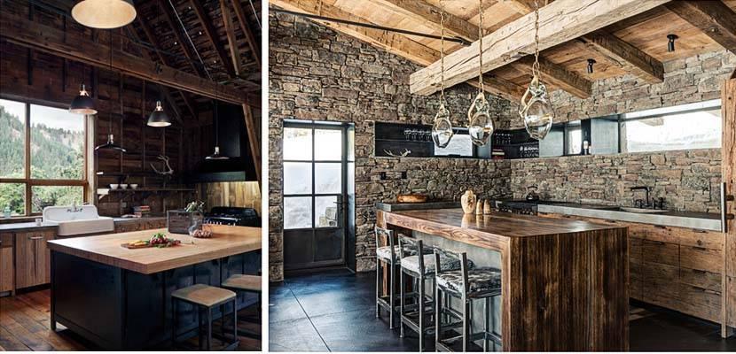 cocina-rustica-en-cabana