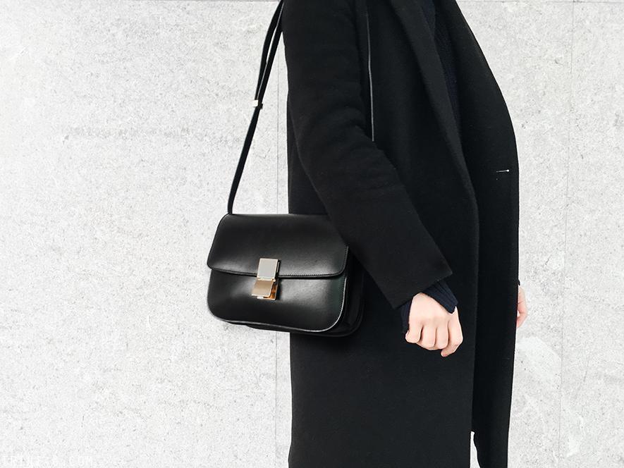 Trini | Acne Studios jeans Celine ballet flats