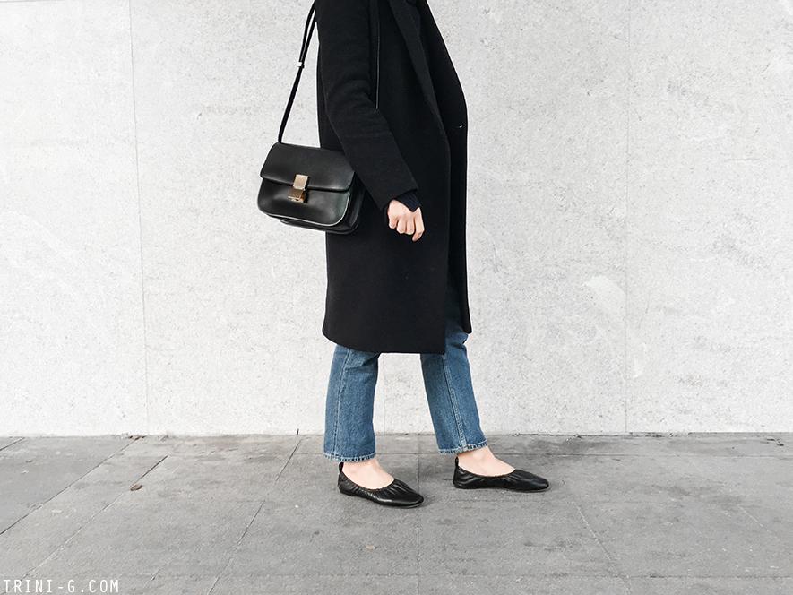 Trini | Acne Studios jeans Celine ballet flats