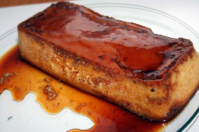 flan de queso receta