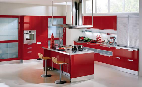 decoracion-de-cocinas-integrales-rojadecoracion-de-cocinas-integrales-roja