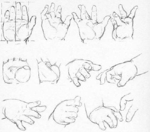 como-dibujar-manos-de-ninos