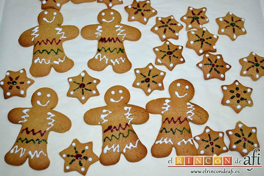 Galletas de jengibre y canela, sugerencia de presentación