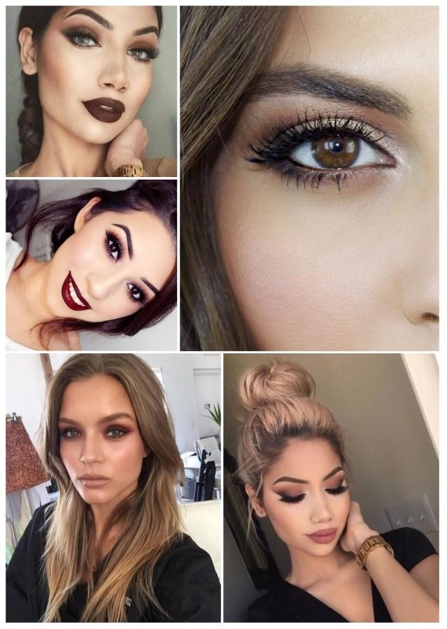 fotos de maquillaje de Navidad