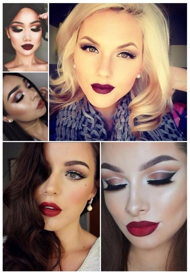 imágenes de maquillaje de Navidad