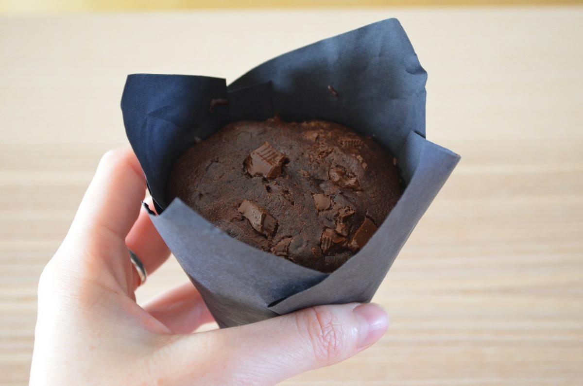 muffins de chocolate veganos