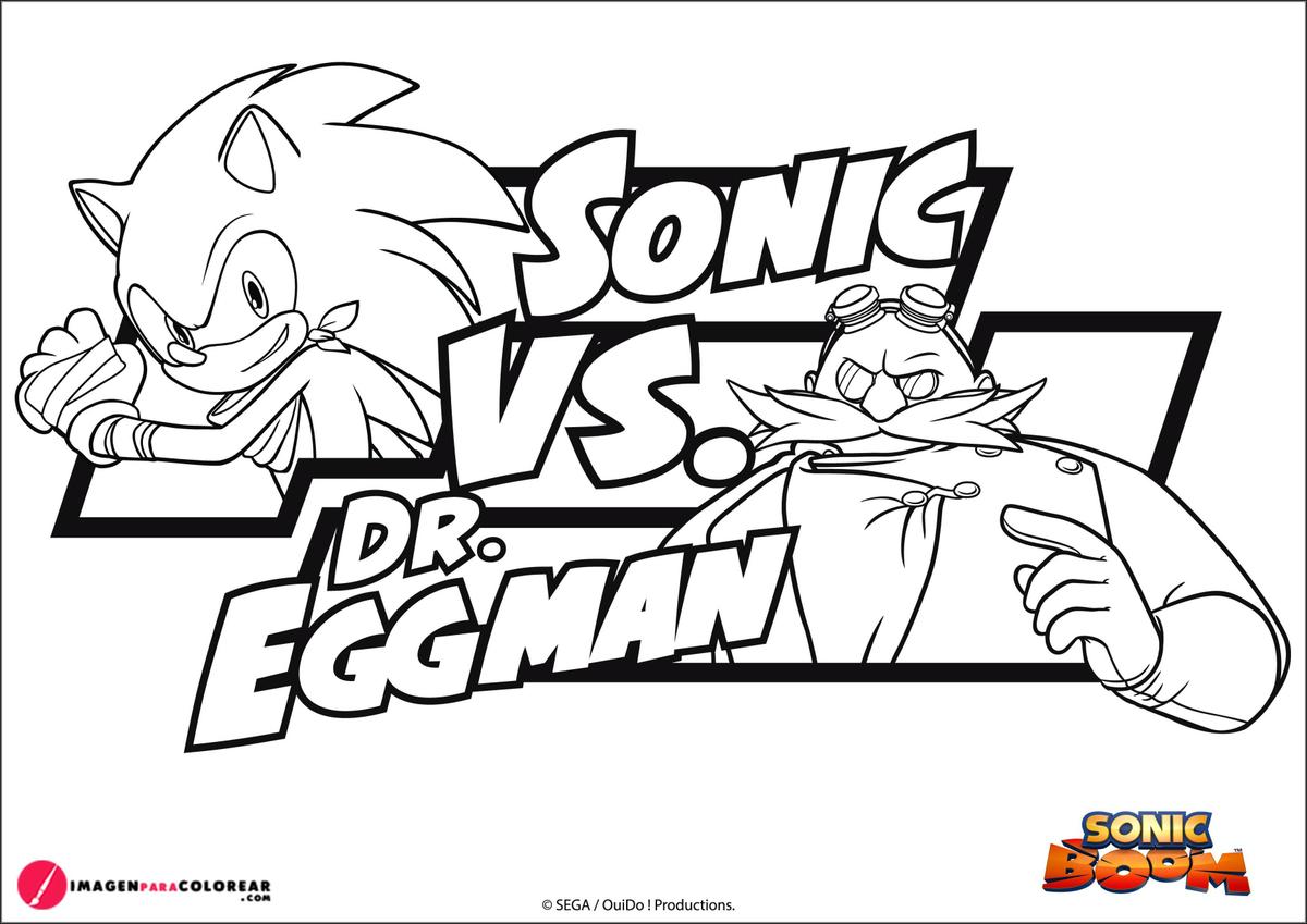 Sonic Boom Dibujos Para Pintar
