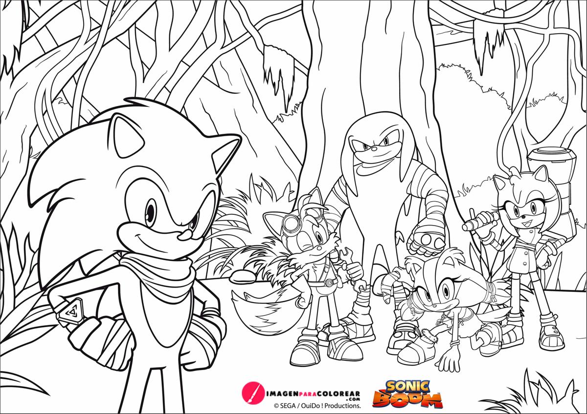 Dibujos De Sonic Boom